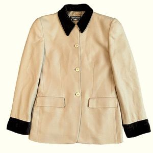 Giorgio Armani Black Label | Women’s Camel Jacket | Wool Cashmere Blend | IT 40